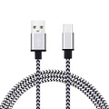 1-3Pcs USB Type C Cable Fast Charging Battery Charger Wire Woven Nylon Data Cable Mobile Phone Charger For Huawei Samsung USB C