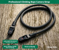 Quick Release Camera Strap, Adjustable Round Rope Neck & Shoulder Sling, Fast Detachable Strap for DSLR Mirrorless Cameras