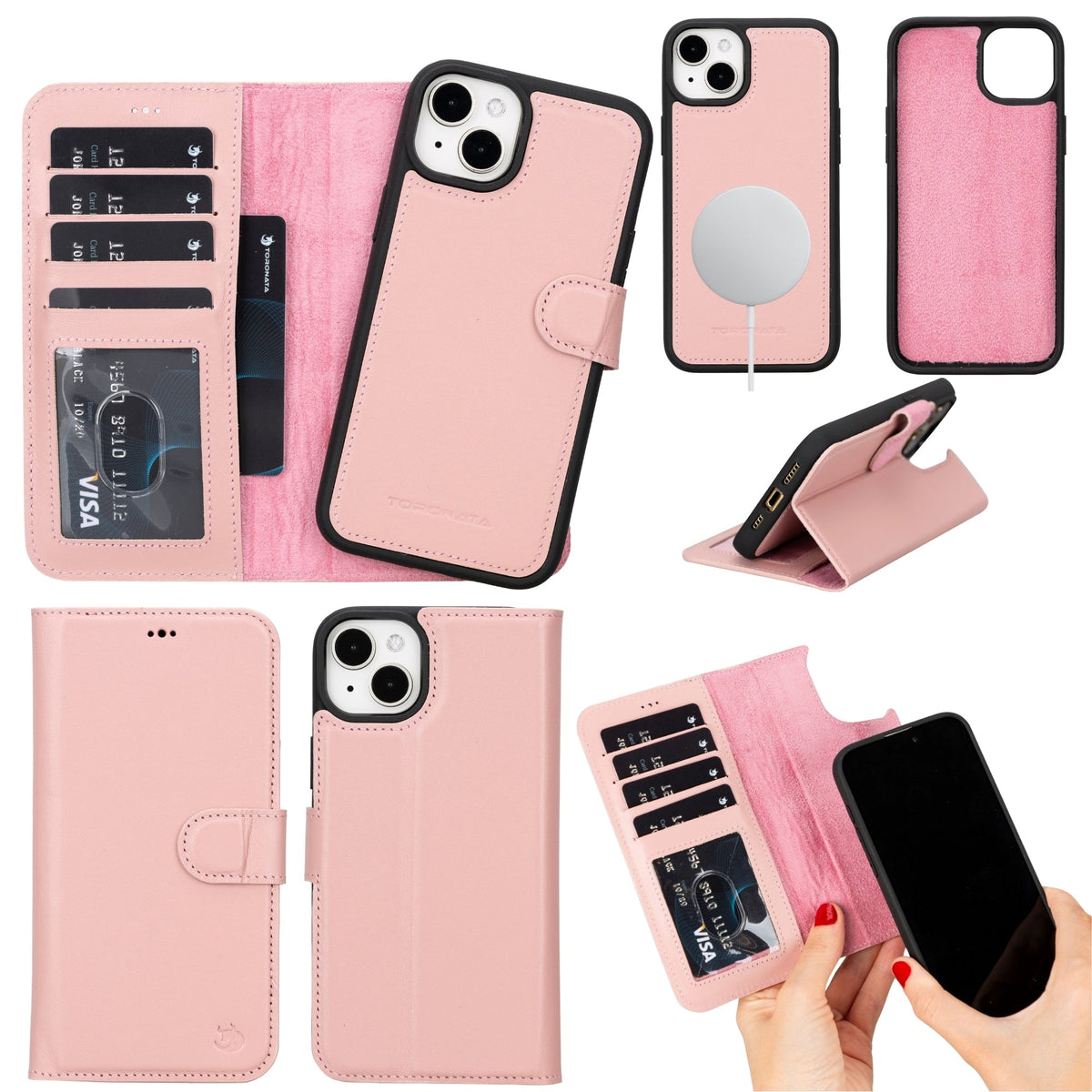 Casper Leather iPhone 14 Wallet Case | MagSafe