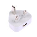 Universal UK Plug 3Pin Wall Charger Adapter With 1/2 USB Ports Charging For iPhone 11 For Samsung Huawei Xiaomi Charging Charger