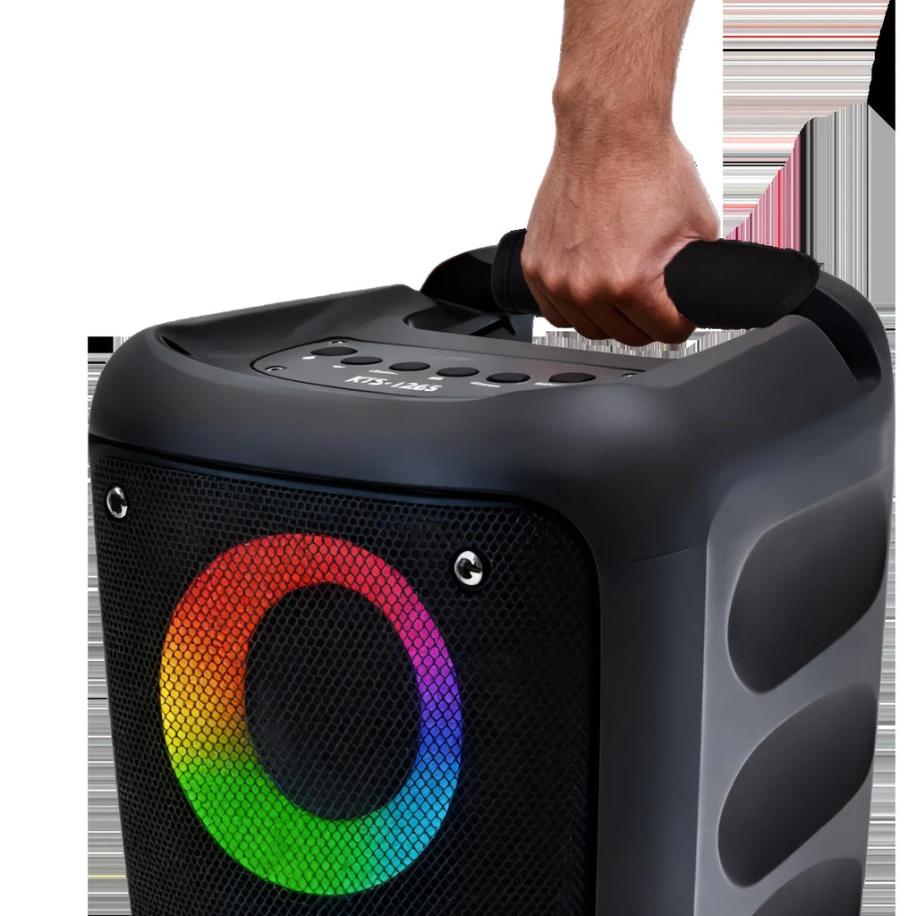 Handle protection cover for JBi Boombox 1/2/3 portable speakers - non-slip handle, durable fabric with black checkered design