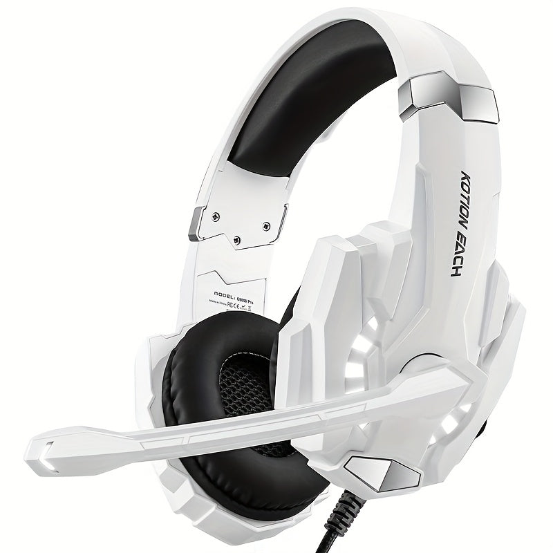 Gaming Headset with Mic LED for PS4 PS5 Xbox-0