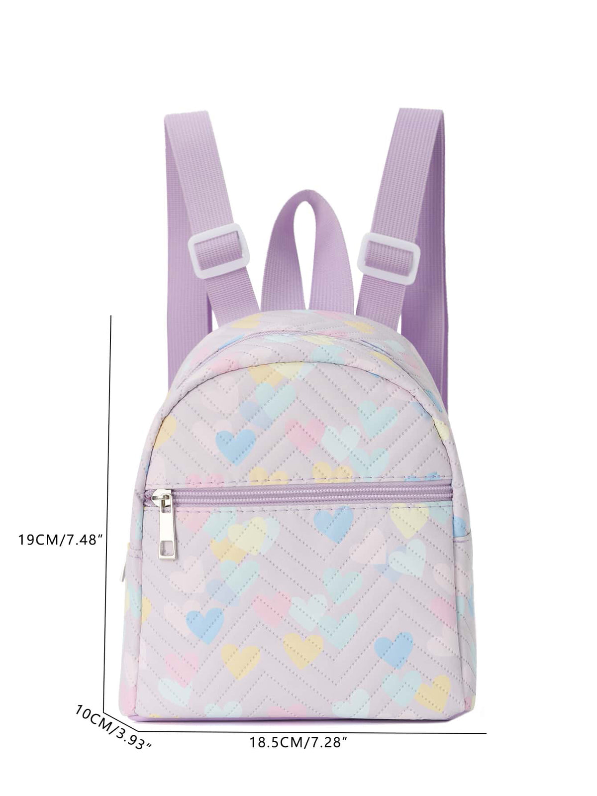 Cross-border Hot Sale Mini Women's Backpack 2024 New Multicolor Printed Wave Embroidered Colorful Belt Backpack
