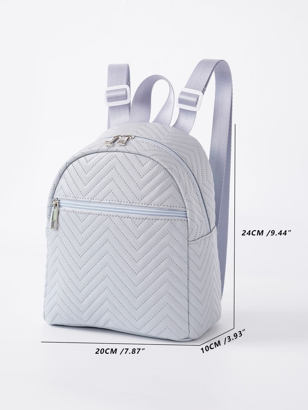 Cross-border Hot Sale Mini Women's Backpack 2024 New Multicolor Printed Wave Embroidered Colorful Belt Backpack