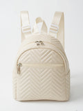 Cross-border Hot Sale Mini Women's Backpack 2024 New Multicolor Printed Wave Embroidered Colorful Belt Backpack