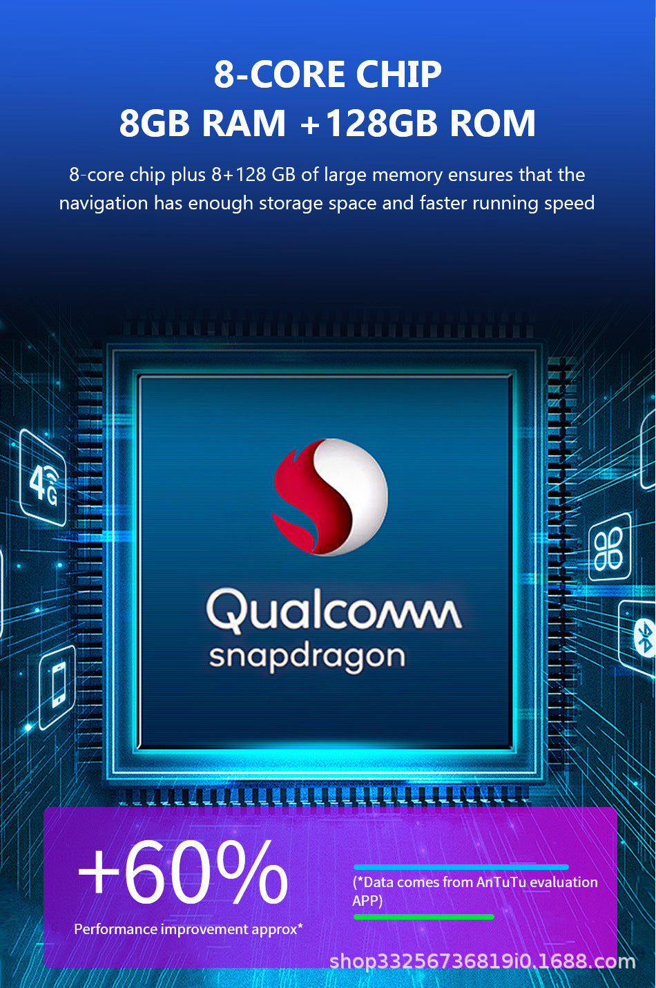Cross-Border Supply Suitable for Bmw X1 F48 Android Large-Screen Navigation Mtk Qualcomm 668S Car Hd System