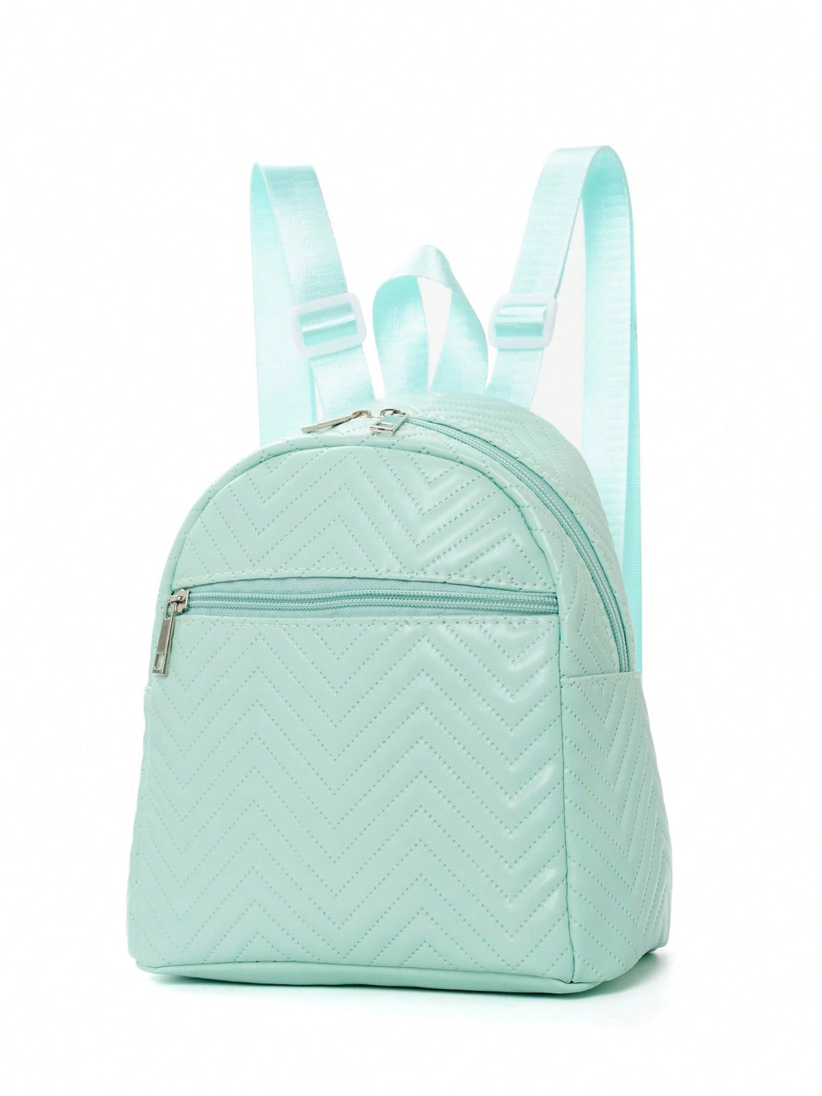 Cross-border Hot Sale Mini Women's Backpack 2024 New Multicolor Printed Wave Embroidered Colorful Belt Backpack