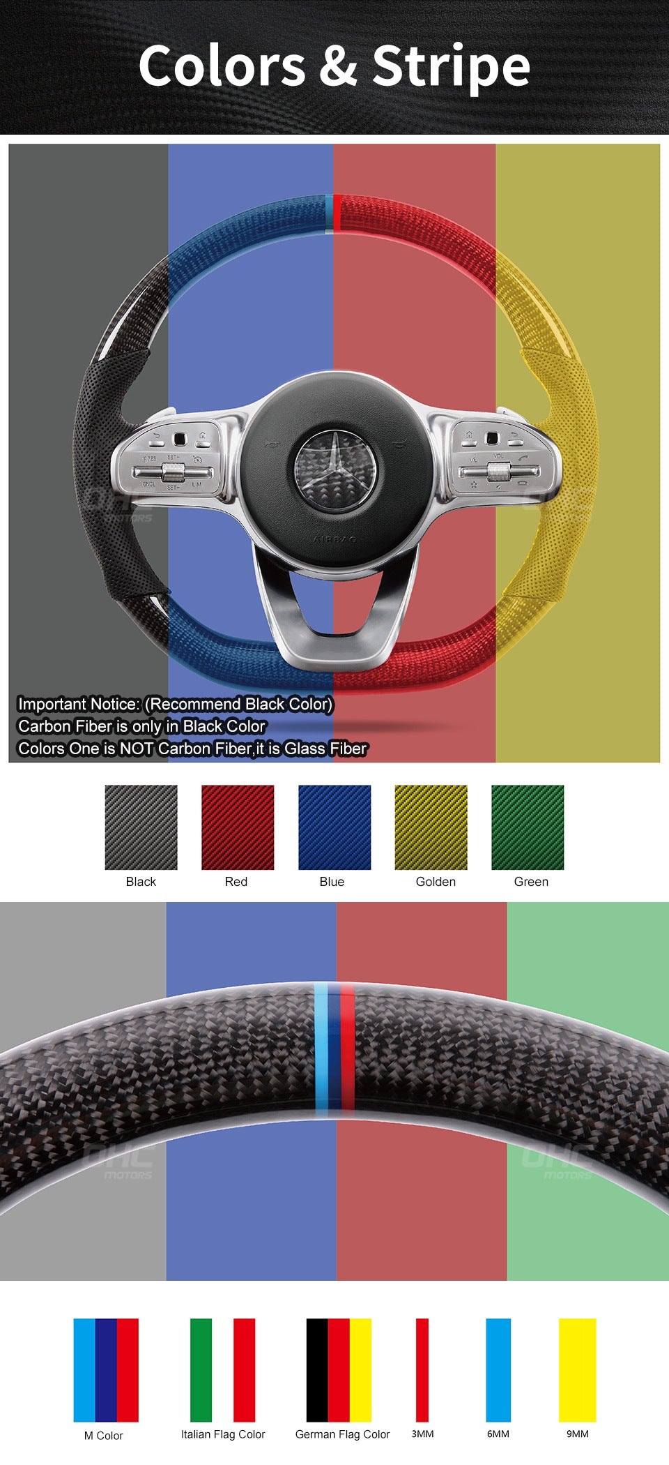 Tdd Is Suitable for Mustang 2018 2019 2020 2021 2022 Gt350 Carbon Fiber Led Custom Steering Wheel