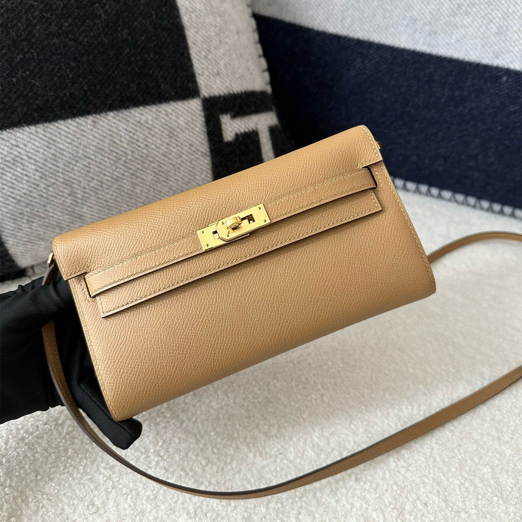 Pure hand-stitched wax thread Kelly epsom cowhide suede crossbody women's bag wallet hand-beaten copper stud crossbody backpack