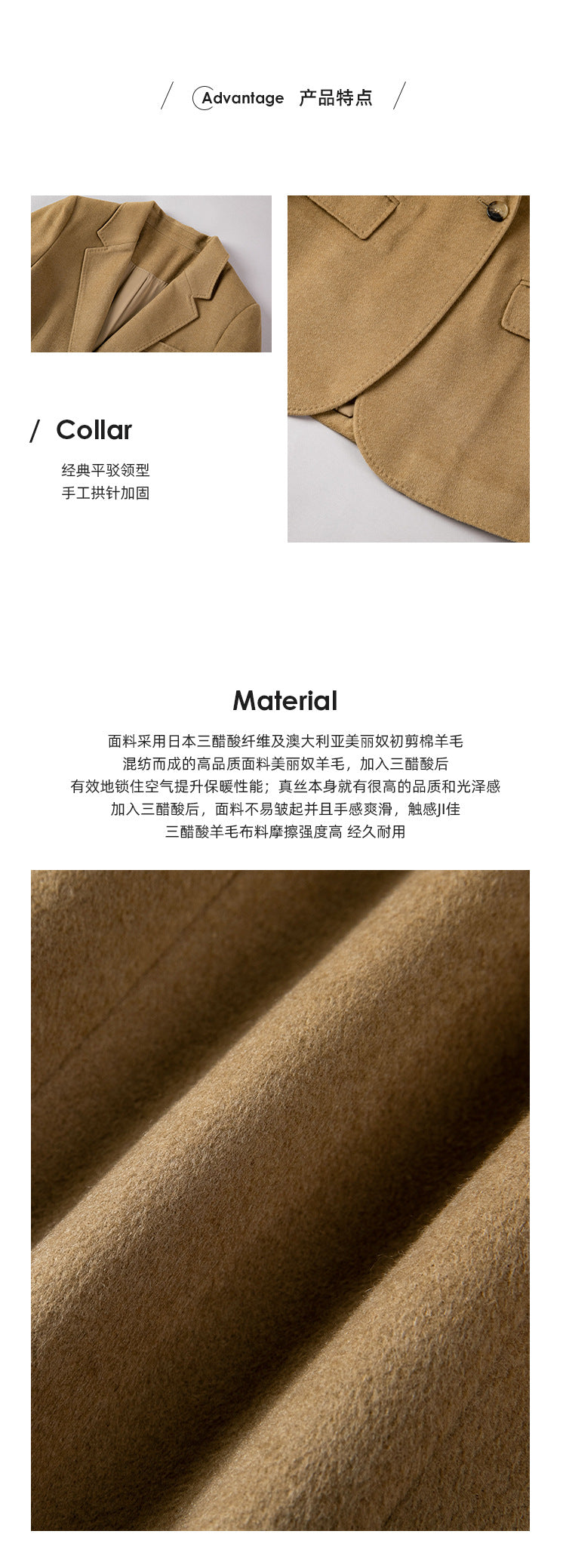 Wool Suit Set for Women, Three-Piece Autumn and Winter Formal Wear, Vest, Straight-Leg Wide-Leg Pants, Small Blazer, Elegant and Stylish