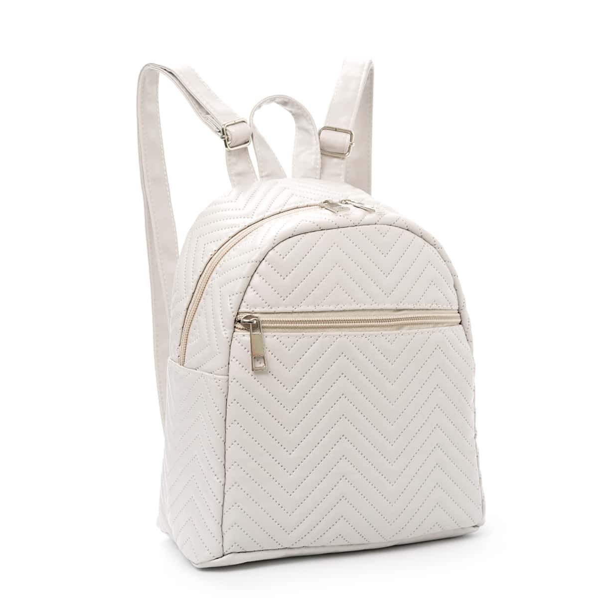 Cross-border Hot Sale Mini Women's Backpack 2024 New Multicolor Printed Wave Embroidered Colorful Belt Backpack