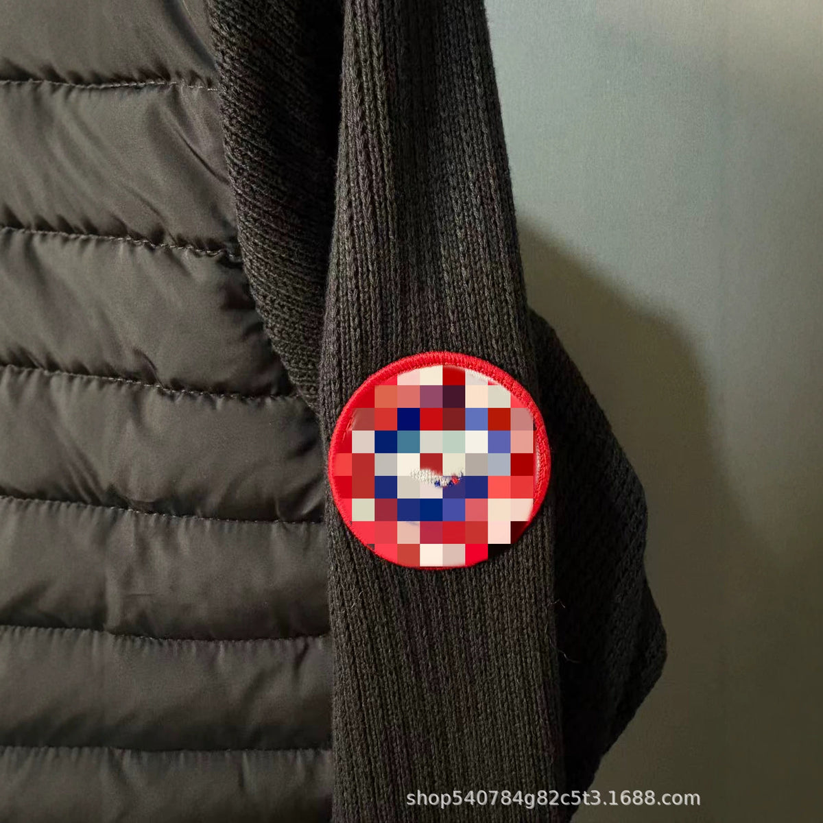 Estação europeia novo ganso de malha emenda casual jaqueta masculina branca pato penugem quente moda fino jaqueta para baixo