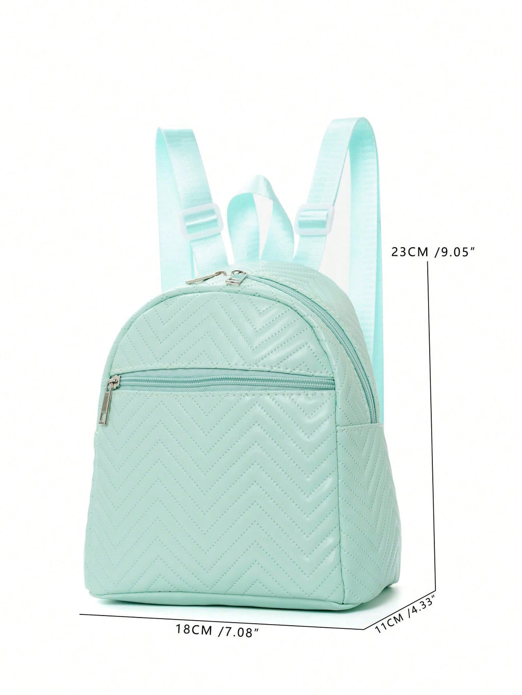 Cross-border Hot Sale Mini Women's Backpack 2024 New Multicolor Printed Wave Embroidered Colorful Belt Backpack