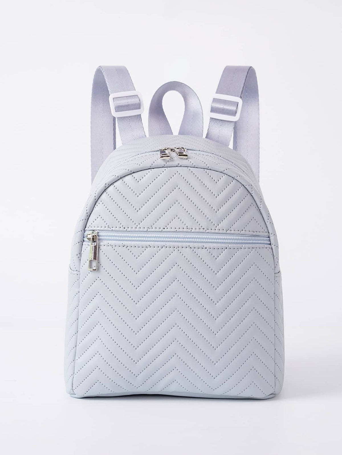 Cross-border Hot Sale Mini Women's Backpack 2024 New Multicolor Printed Wave Embroidered Colorful Belt Backpack