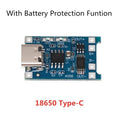 2/5PCS 5V 1A Micro/Type-c/Mini 18650 TP4056 Lithium Battery Charger Module Charging Board With Protection Dual Functions Li-ion