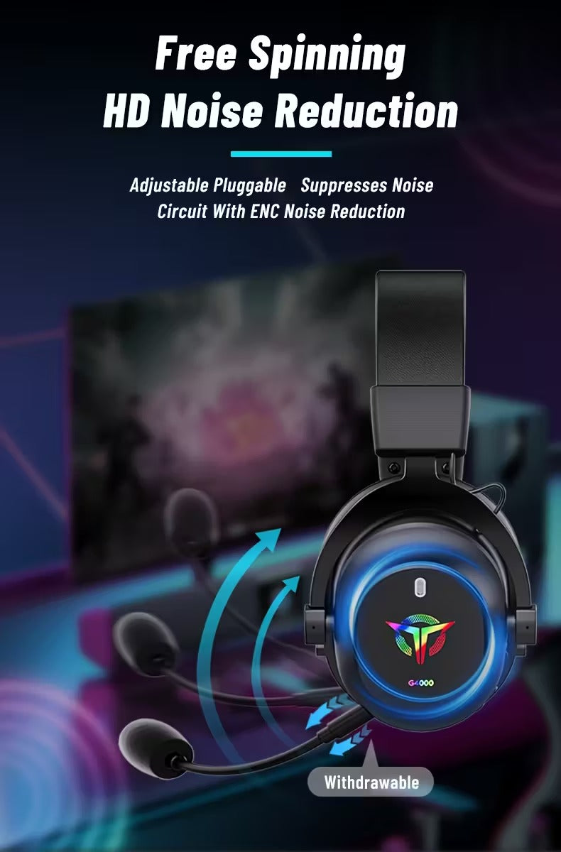 3-in-1 Gaming Headphones Wireless Wired Headset-2