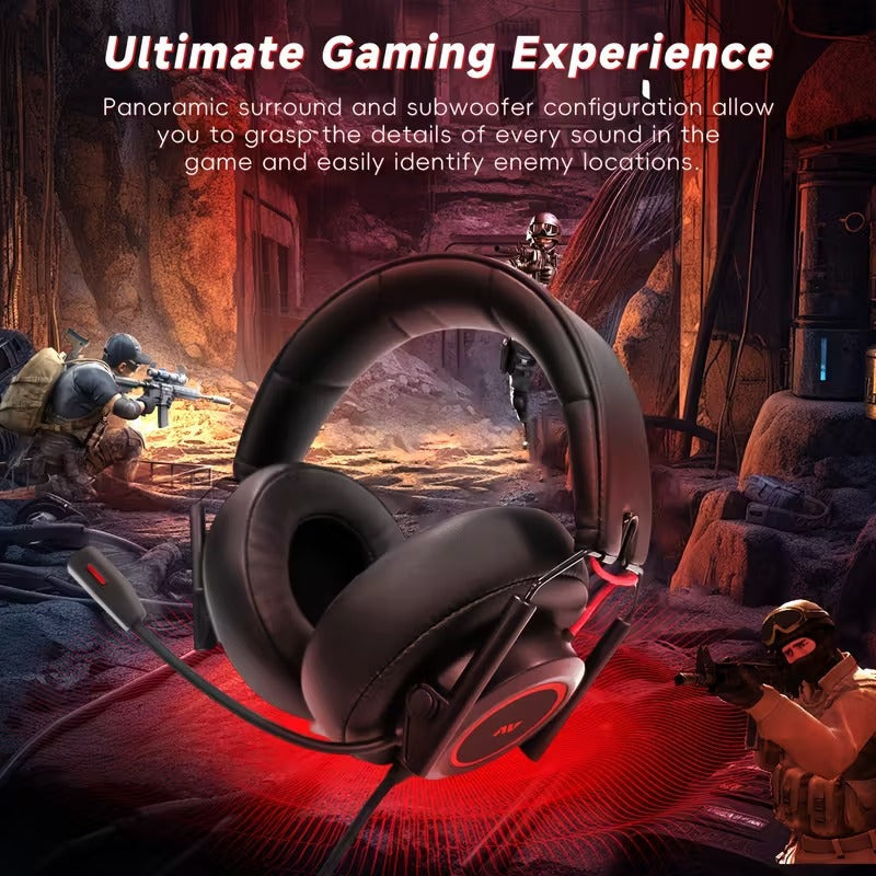 Gaming Headset with Mic Wired Over-Ear-1
