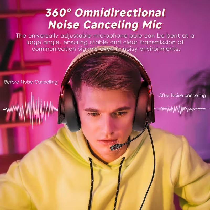 Gaming Headset with Mic Wired Over-Ear-2
