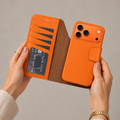 Brea iPhone 18 Pro Full-Grain Leather Wallet Case
